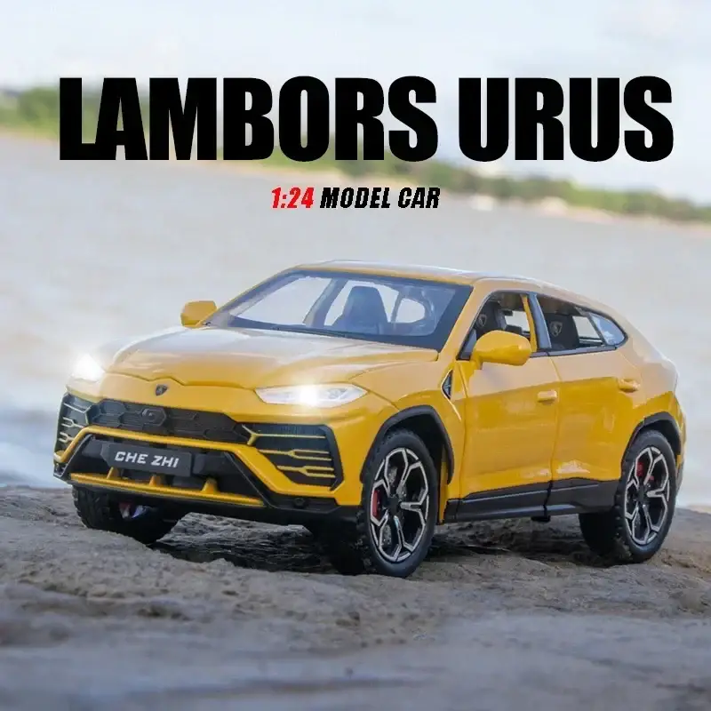 Lamborghini Urus 1:24 Model Samochodu Metalowy Dźwięk