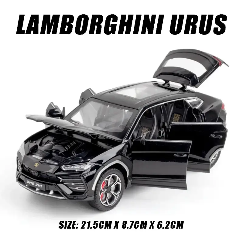 Lamborghini Urus 1:24 Model Samochodu Metalowy Dźwięk