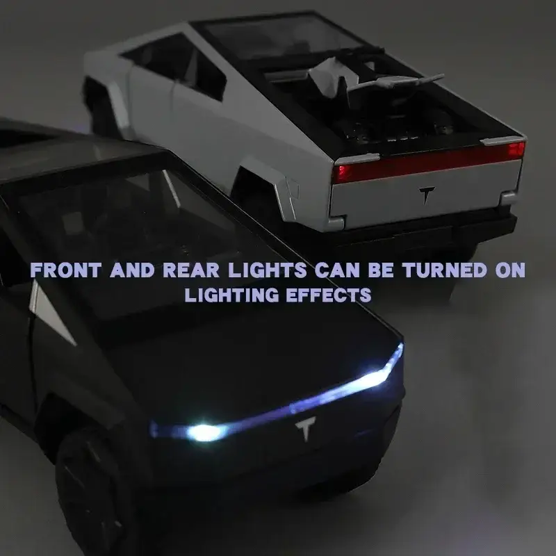 Tesla Cybertruck 1:32 Model Samochodu Metalowy