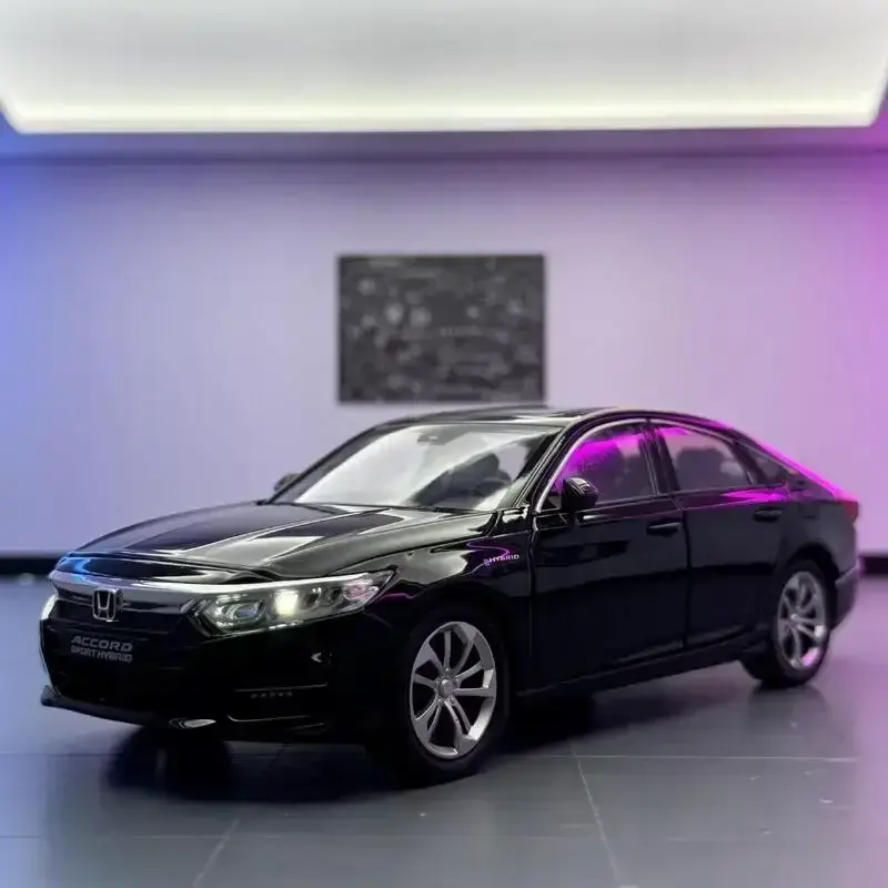 Honda Accord 1:24 Model Samochodu Metalowy Dźwięk i Światło