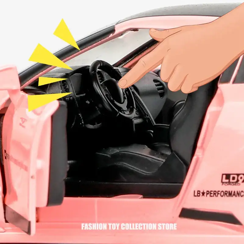 Nissan GTR CSR2 1:32 Model Samochodu Metalowy Dźwięk i Światło Fast & Furious