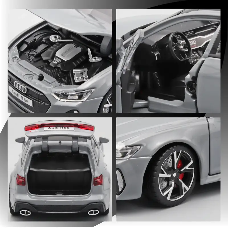 Audi RS6 1:32 Model Samochodu Metalowy