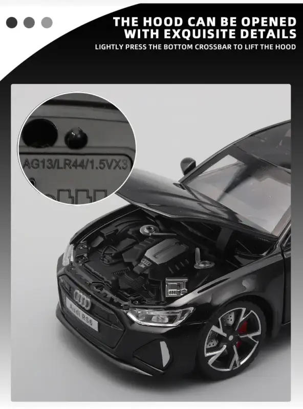 Audi RS6 1:32 Model Samochodu Metalowy