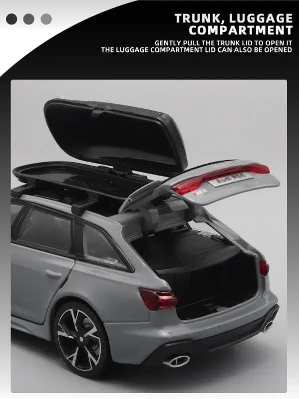 Audi RS6 1:32 Model Samochodu Metalowy