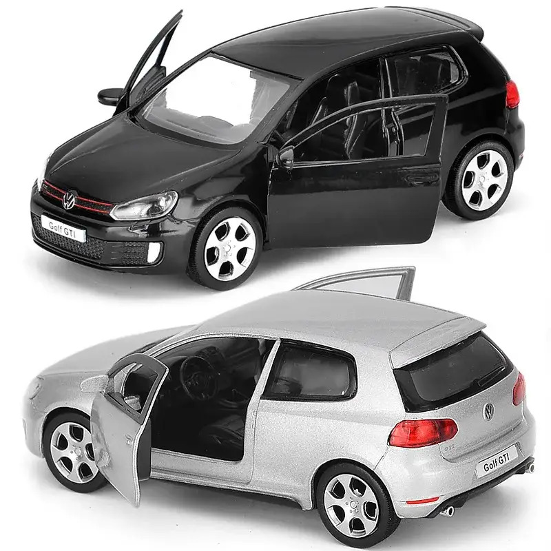 Volkswagen VW Golf 6 1:36 Model Samochodu Metalowy Otwierane Drzwi