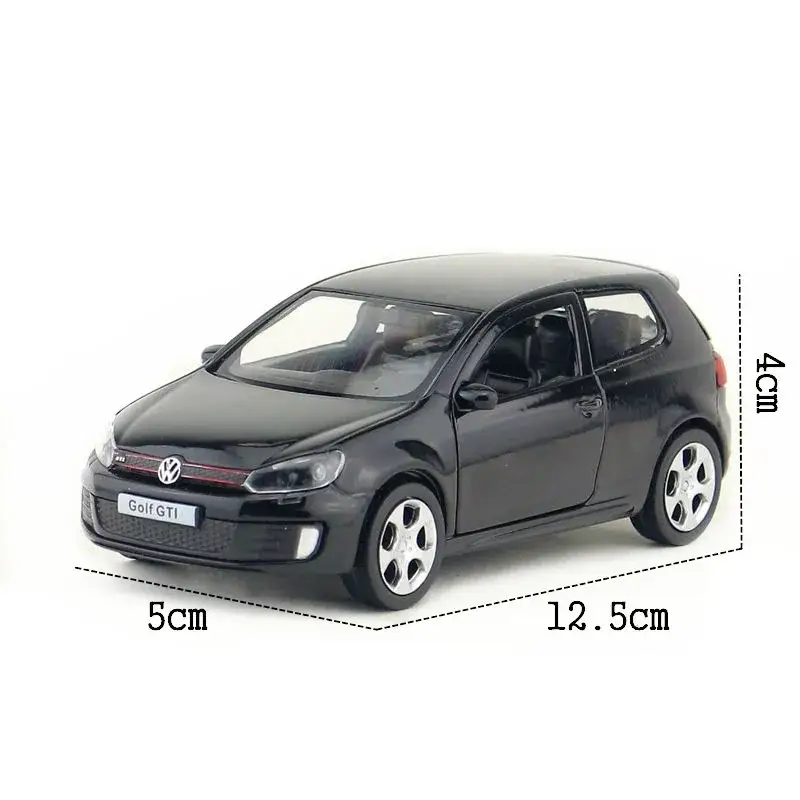 Volkswagen VW Golf 6 1:36 Model Samochodu Metalowy Otwierane Drzwi