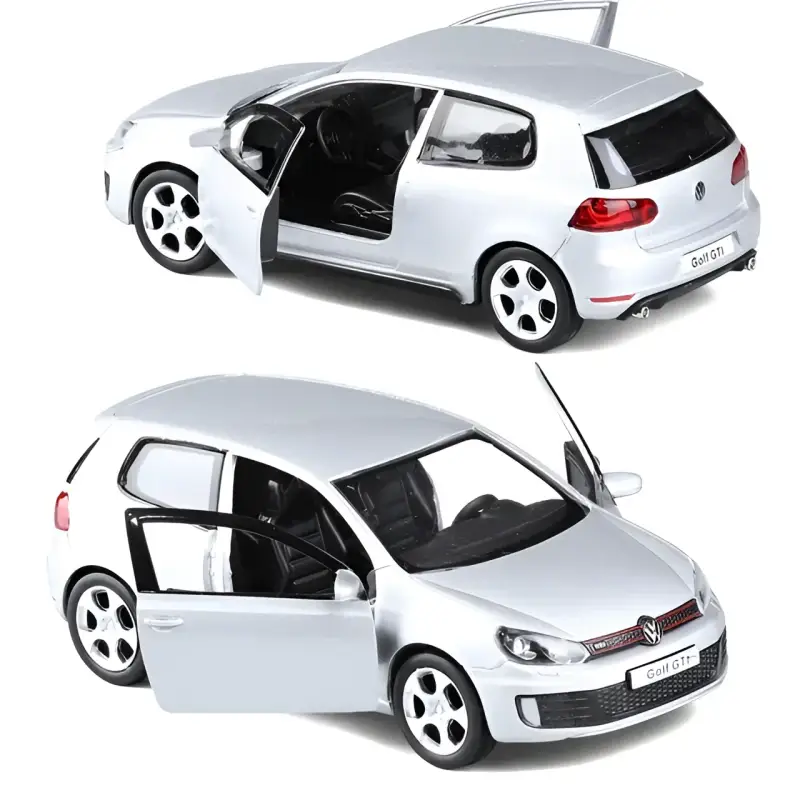 Volkswagen VW Golf 6 1:36 Model Samochodu Metalowy Otwierane Drzwi