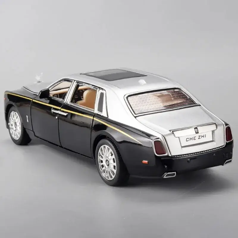 Rolls-Royce Phantom 1:24 Model Samochodu Metalowy Dźwięk i Światło