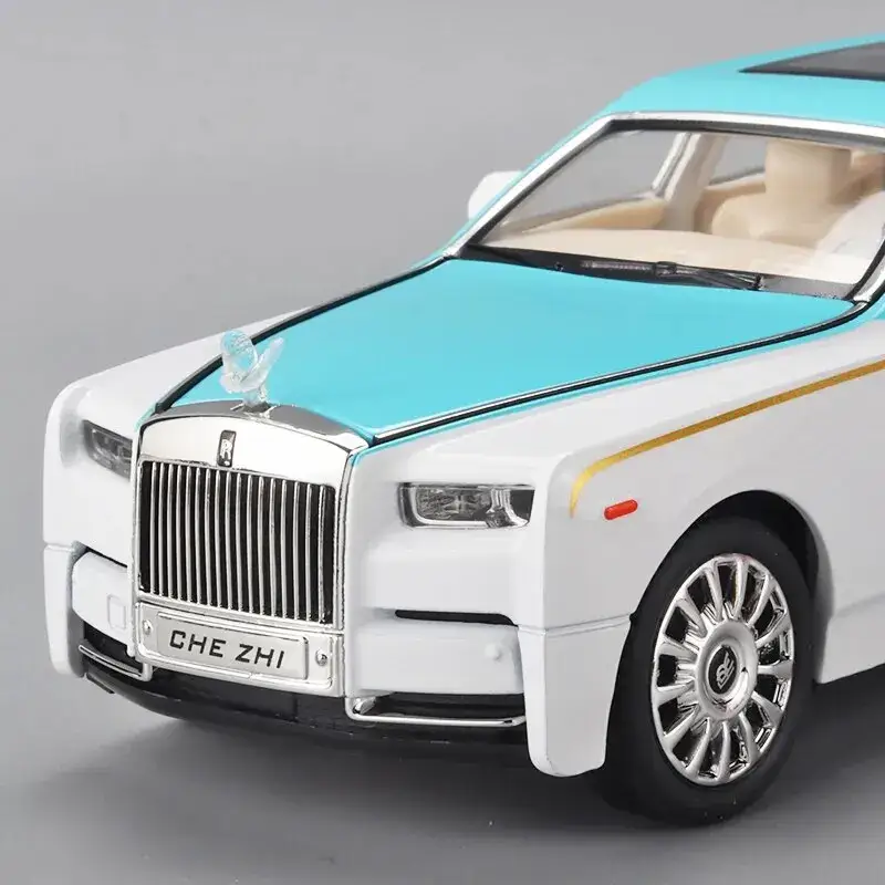 Rolls-Royce Phantom 1:24 Model Samochodu Metalowy Dźwięk i Światło