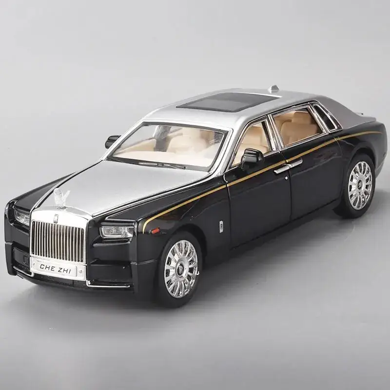 Rolls-Royce Phantom 1:24 Model Samochodu Metalowy Dźwięk i Światło