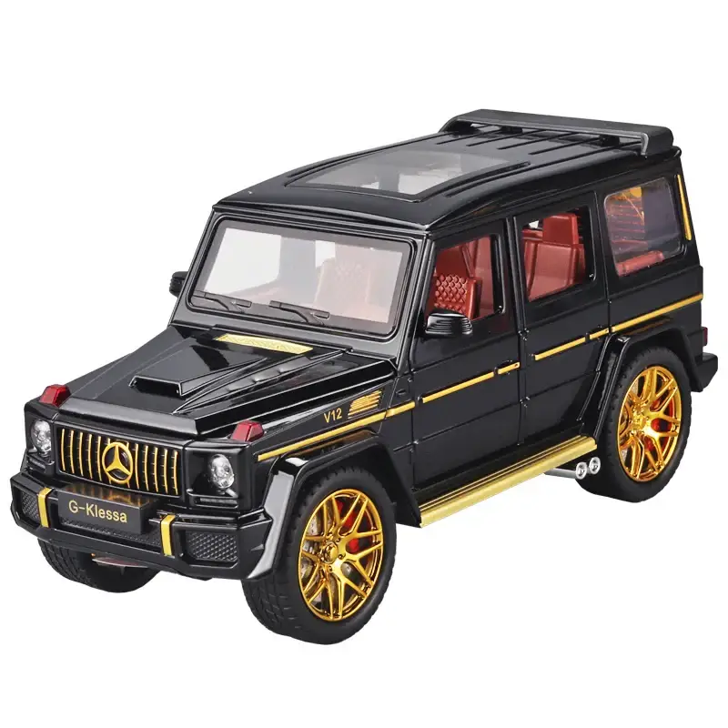 Mercedes-AMG G63 1:24 Model Samochodu Metalowy Dźwięk i Światło