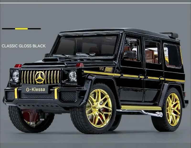 Mercedes-AMG G63 1:24 Model Samochodu Metalowy Dźwięk i Światło