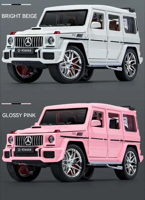 Mercedes-AMG G63 1:24 Model Samochodu Metalowy Dźwięk i Światło