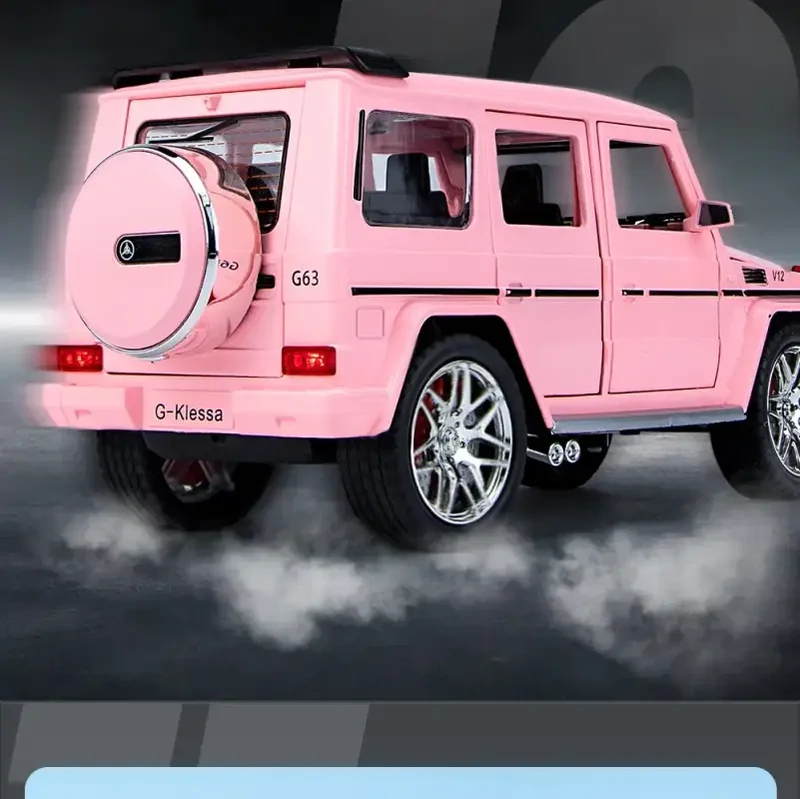 Mercedes-AMG G63 1:24 Model Samochodu Metalowy Dźwięk i Światło