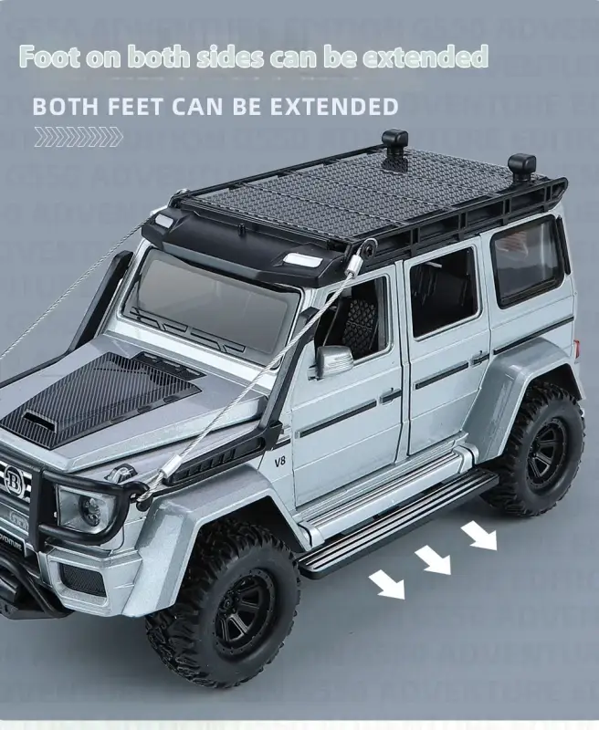 Mercedes-AMG G63 1:24 Model Samochodu Metalowy Dźwięk i Światło