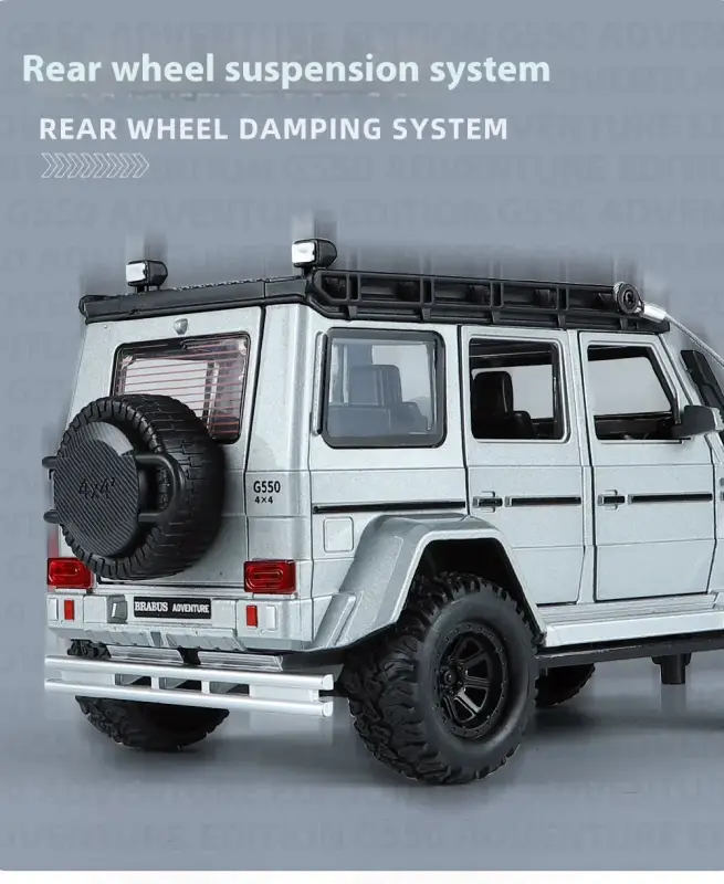 Mercedes-AMG G63 1:24 Model Samochodu Metalowy Dźwięk i Światło