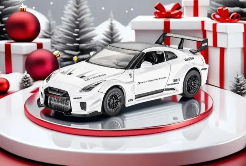 Nissan GTR CSR2 1:32 Model Samochodu Metalowy