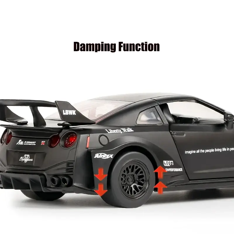 Nissan GTR CSR2 1:32 Model Samochodu Metalowy