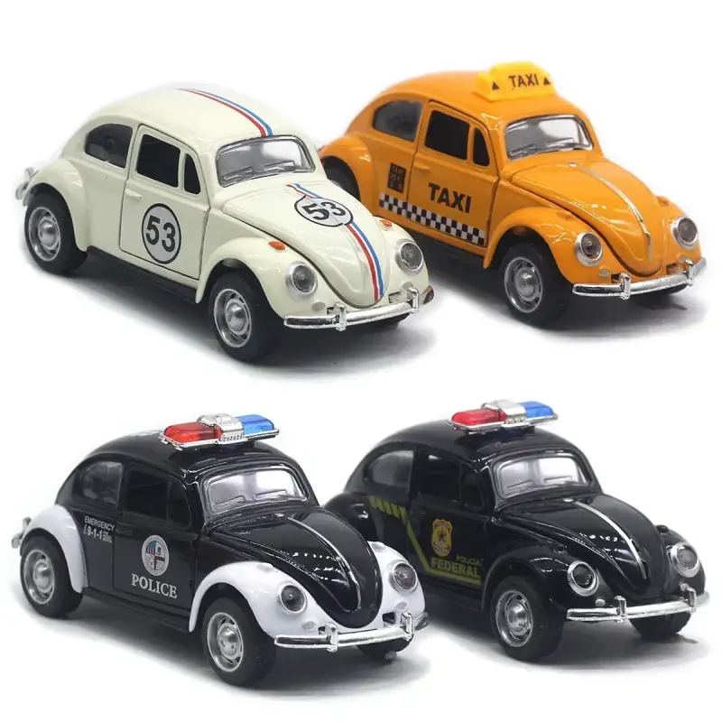 Volkswagen Beetle 1:32 Model Samochodu Metalowy Mechanizm Cofania