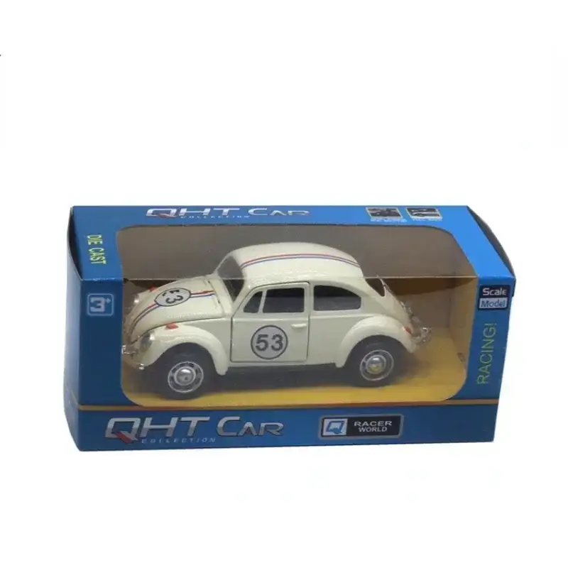 Volkswagen Beetle 1:32 Model Samochodu Metalowy Mechanizm Cofania