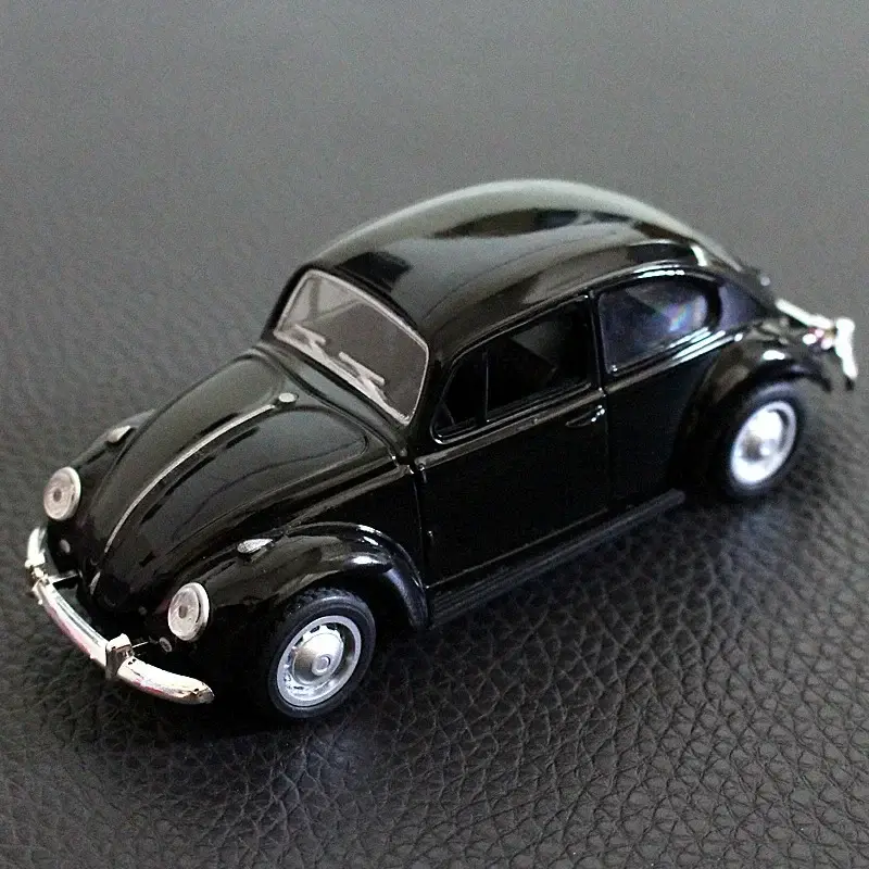 Volkswagen Beetle 1:36 Model Samochodu Metalowy Otwierane Drzwi Mechanizm Cofania