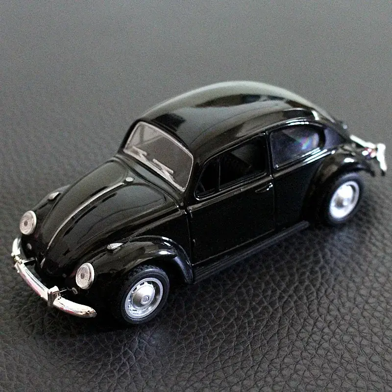 Volkswagen Beetle 1:36 Model Samochodu Metalowy Otwierane Drzwi Mechanizm Cofania
