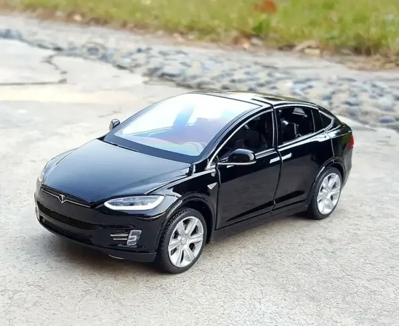 Tesla Cybertruck 1:24 Model Samochodu Metalowy Dźwięk i Światło