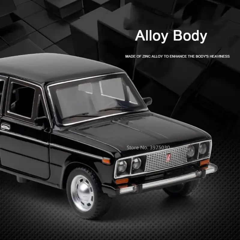 LADA 2106 1:24 Model Samochodu Metalowy Dźwięk i Światło