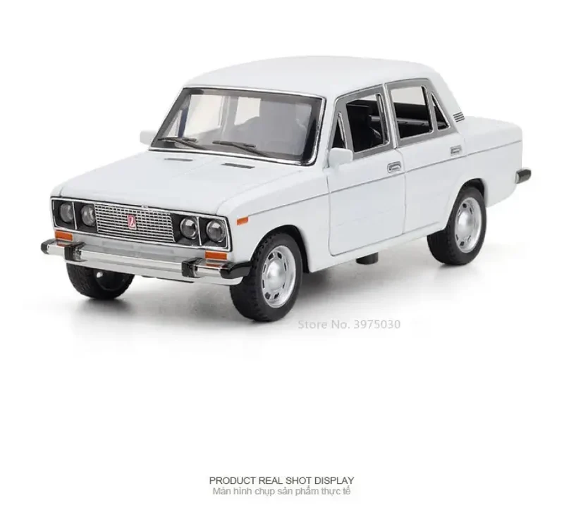 LADA 2106 1:24 Model Samochodu Metalowy Dźwięk i Światło