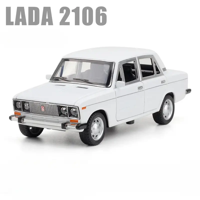 LADA 2106 1:24 Model Samochodu Metalowy Dźwięk i Światło