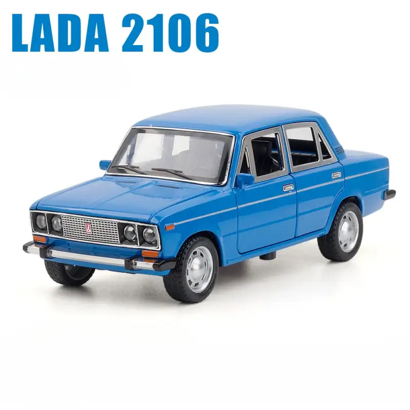 LADA 2106 1:24 Model Samochodu Metalowy Dźwięk i Światło
