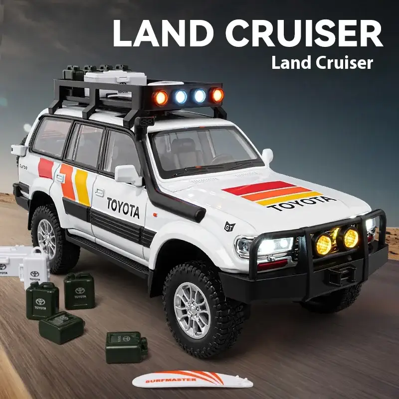 Toyota LC80 1:24 Model Samochodu Metalowy