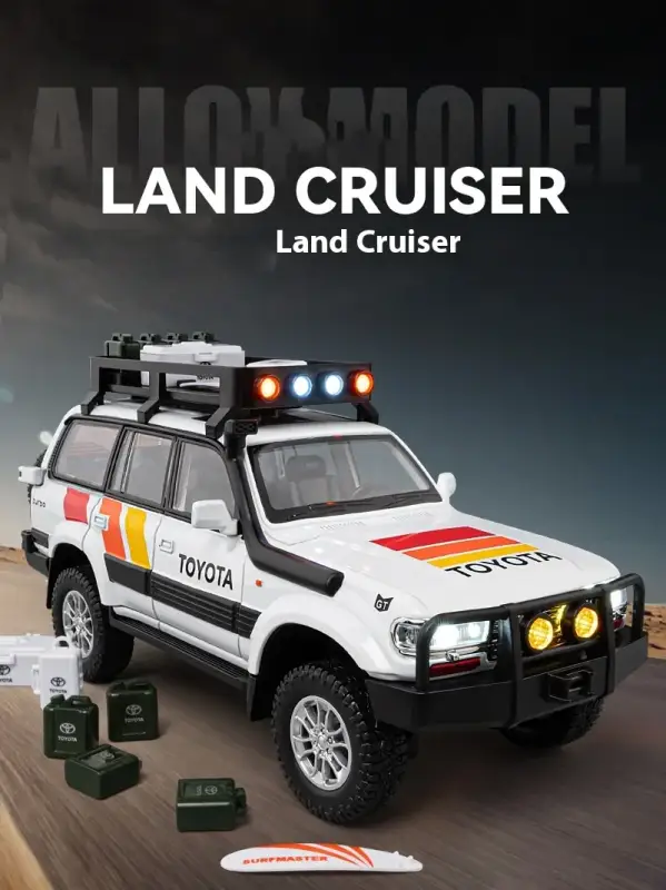 Toyota LC80 1:24 Model Samochodu Metalowy