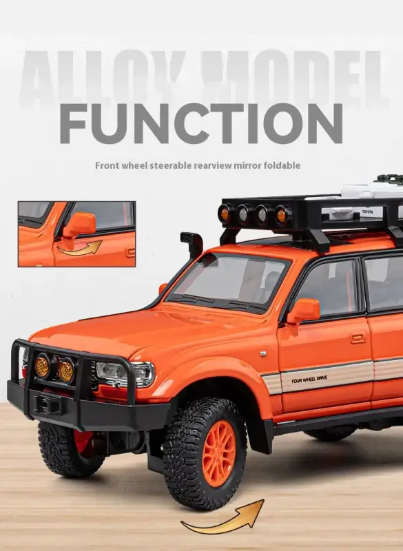 Toyota LC80 1:24 Model Samochodu Metalowy