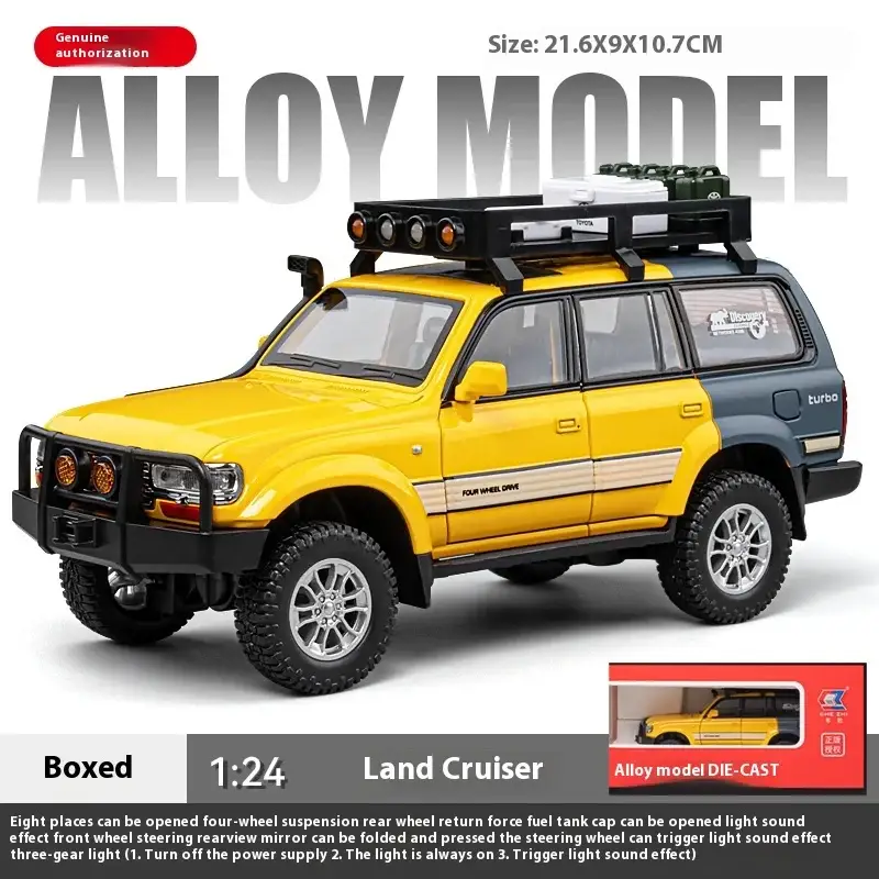 Toyota LC80 1:24 Model Samochodu Metalowy