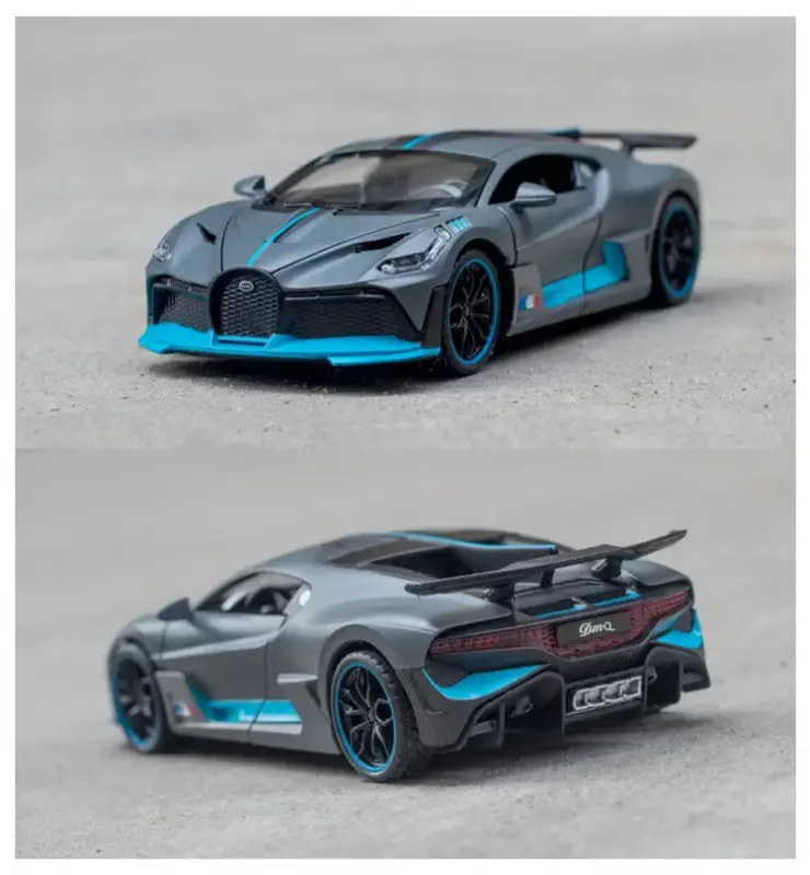 Bugatti Divo 1:32 Model Samochodu Metalowy Światło
