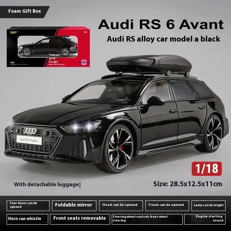 Audi RS6 Avant 1:18 Model Samochodu Metalowy