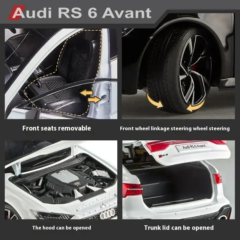 Audi RS6 Avant 1:18 Model Samochodu Metalowy