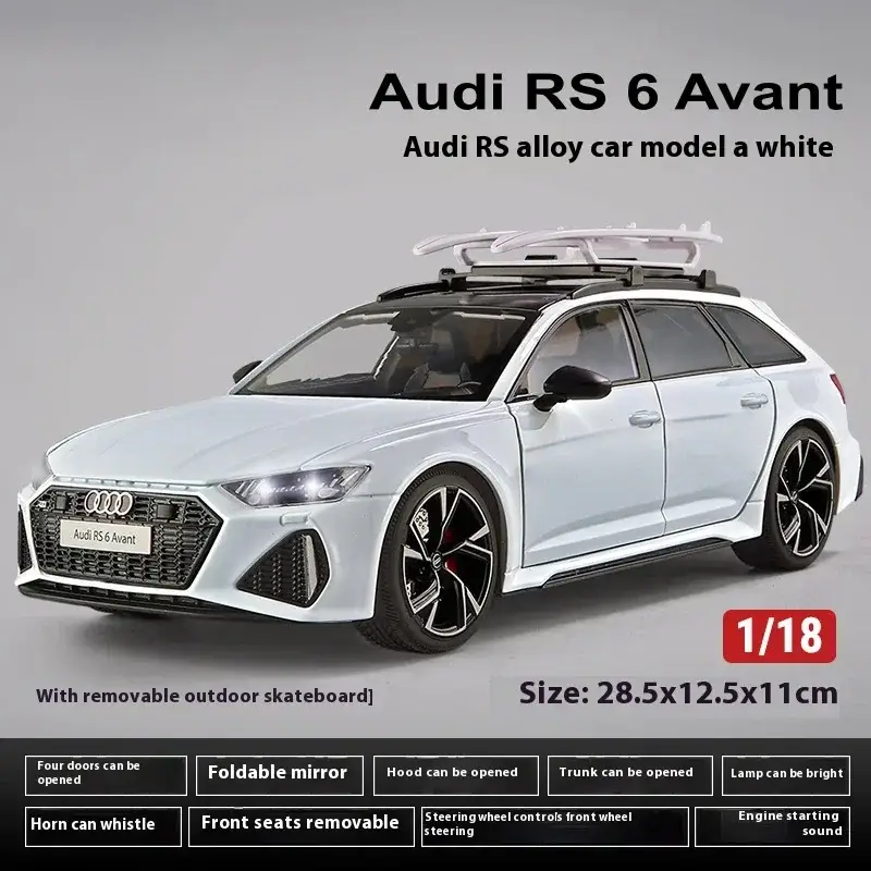 Audi RS6 Avant 1:18 Model Samochodu Metalowy