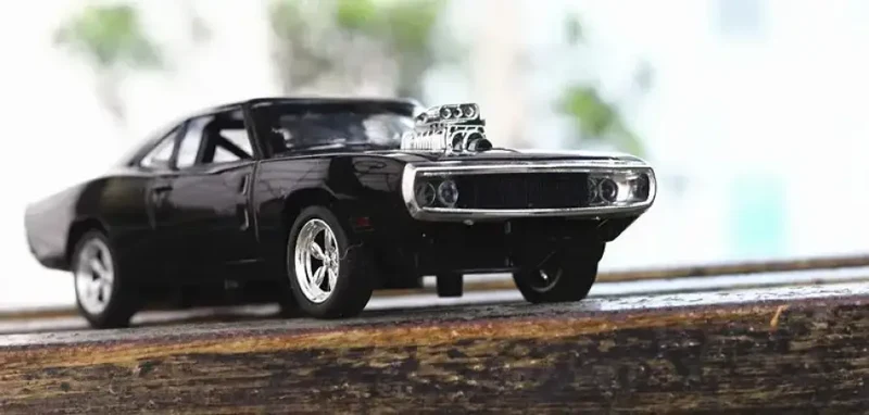 Dodge Charger 1970 1:32 Model Samochodu Metalowy Dźwięk i Światło