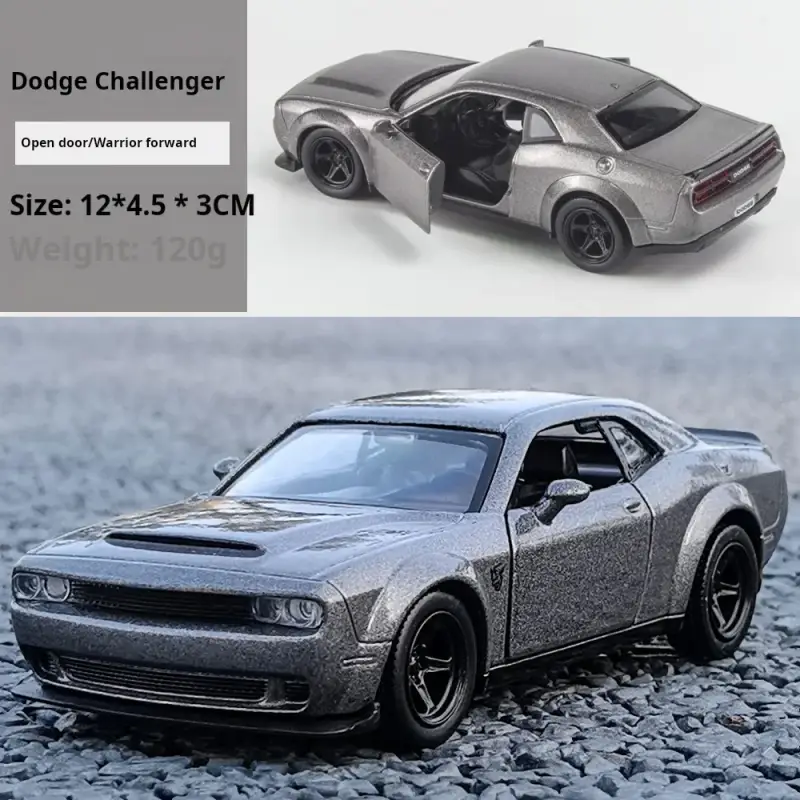 Dodge Charger 1970 1:32 Model Samochodu Metalowy Dźwięk i Światło