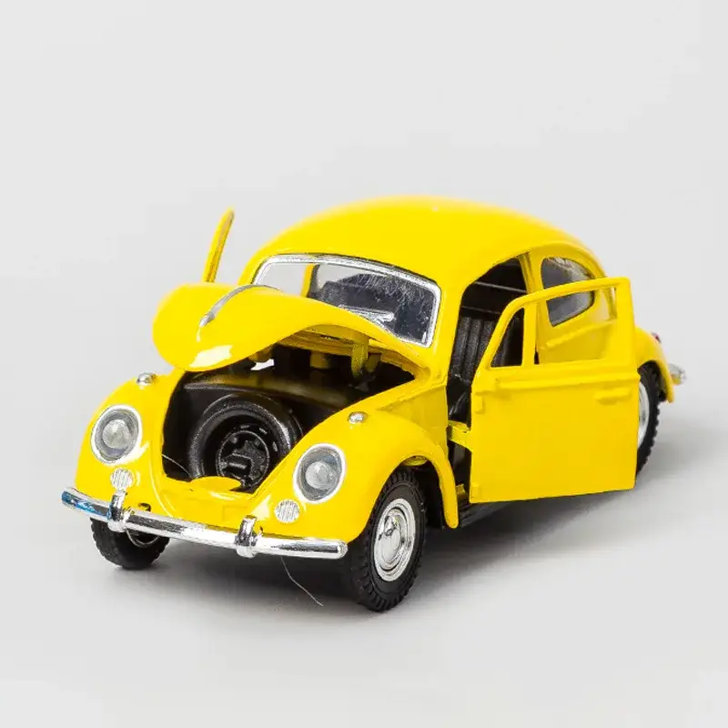 Retro 1:32 Model Samochodu Metalowy Mechanizm Cofania