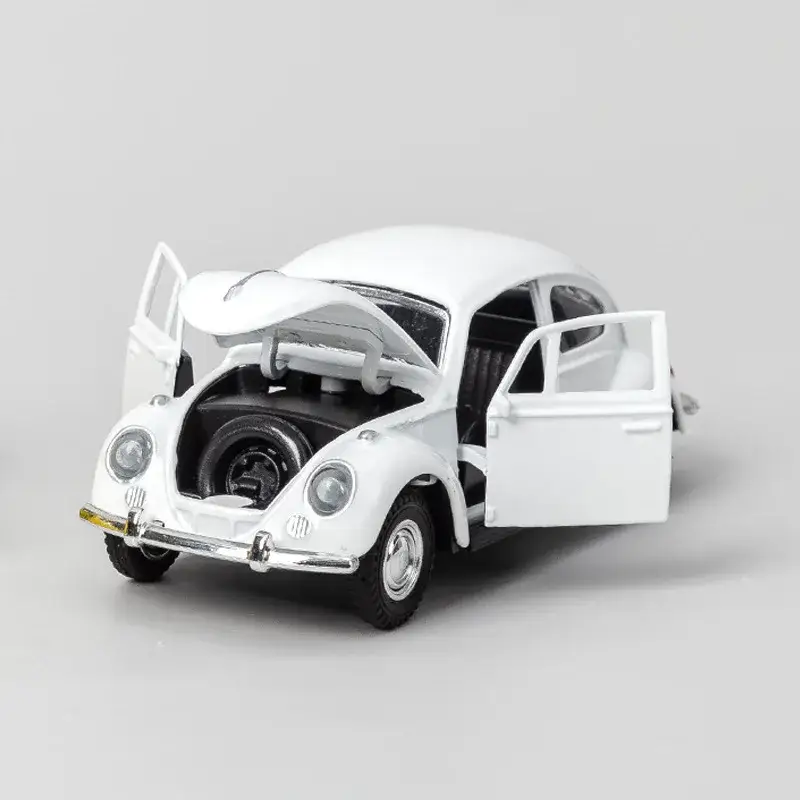 Retro 1:32 Model Samochodu Metalowy Mechanizm Cofania
