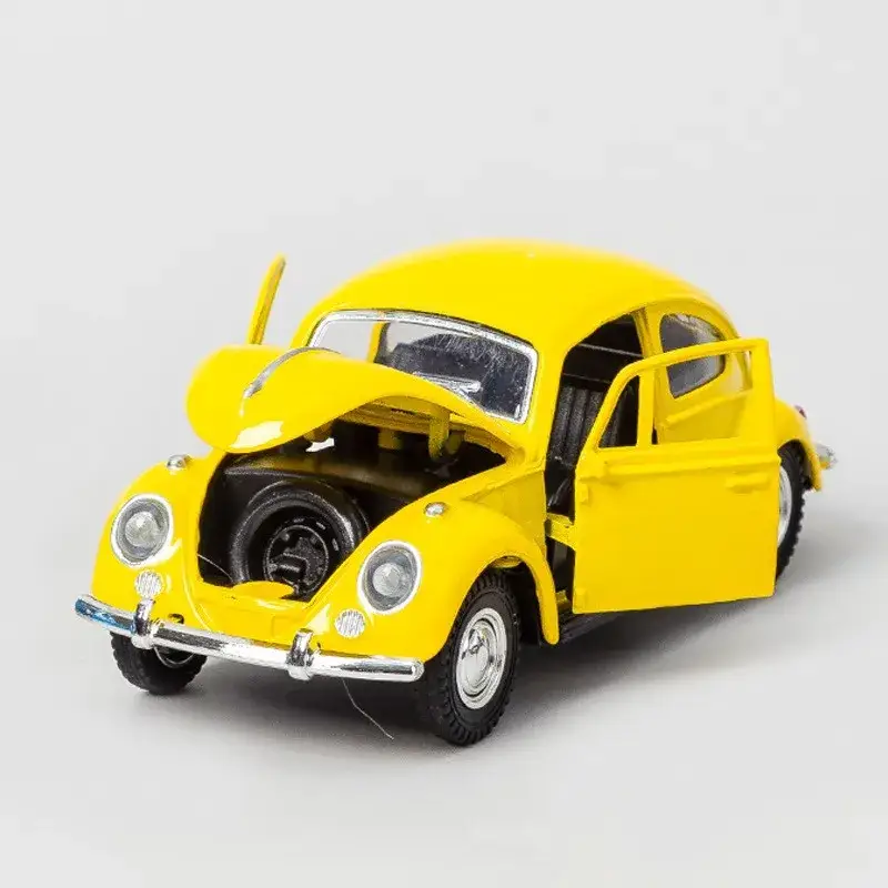 Retro 1:32 Model Samochodu Metalowy Mechanizm Cofania