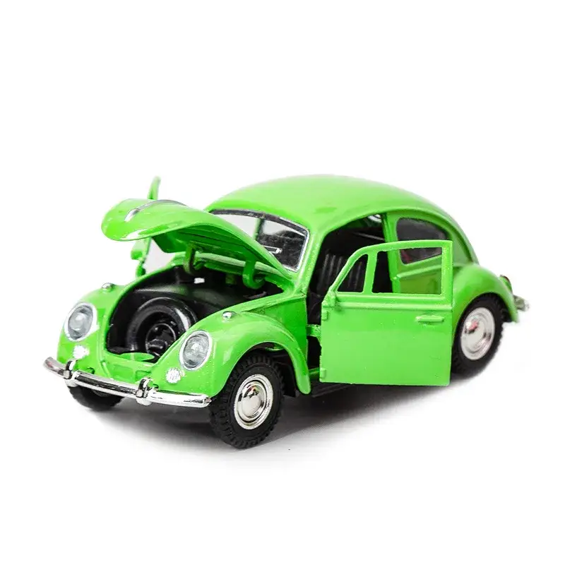Retro 1:32 Model Samochodu Metalowy Mechanizm Cofania
