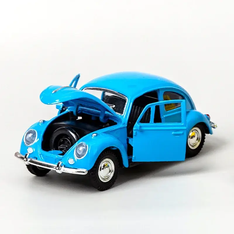 Retro 1:32 Model Samochodu Metalowy Mechanizm Cofania