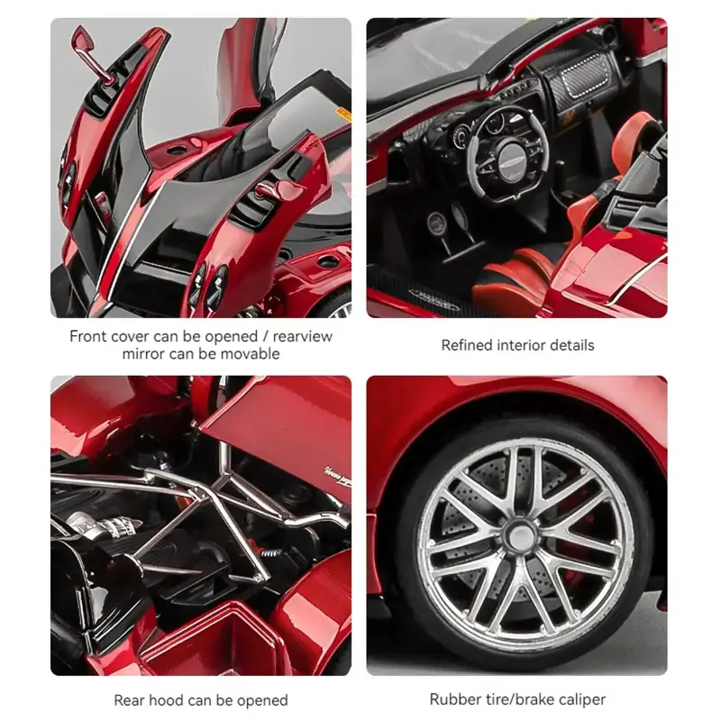 Pagani Huayra 1:18 Model Samochodu Metalowy