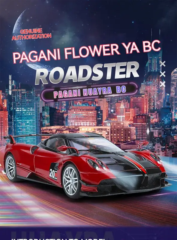 Pagani Huayra 1:18 Model Samochodu Metalowy