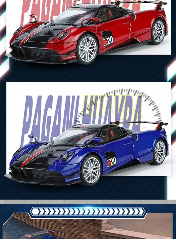 Pagani Huayra 1:18 Model Samochodu Metalowy