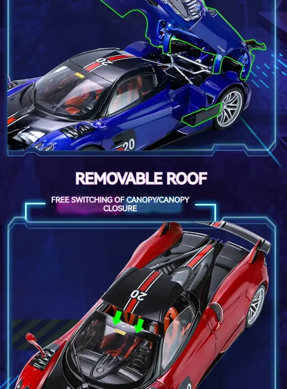 Pagani Huayra 1:18 Model Samochodu Metalowy